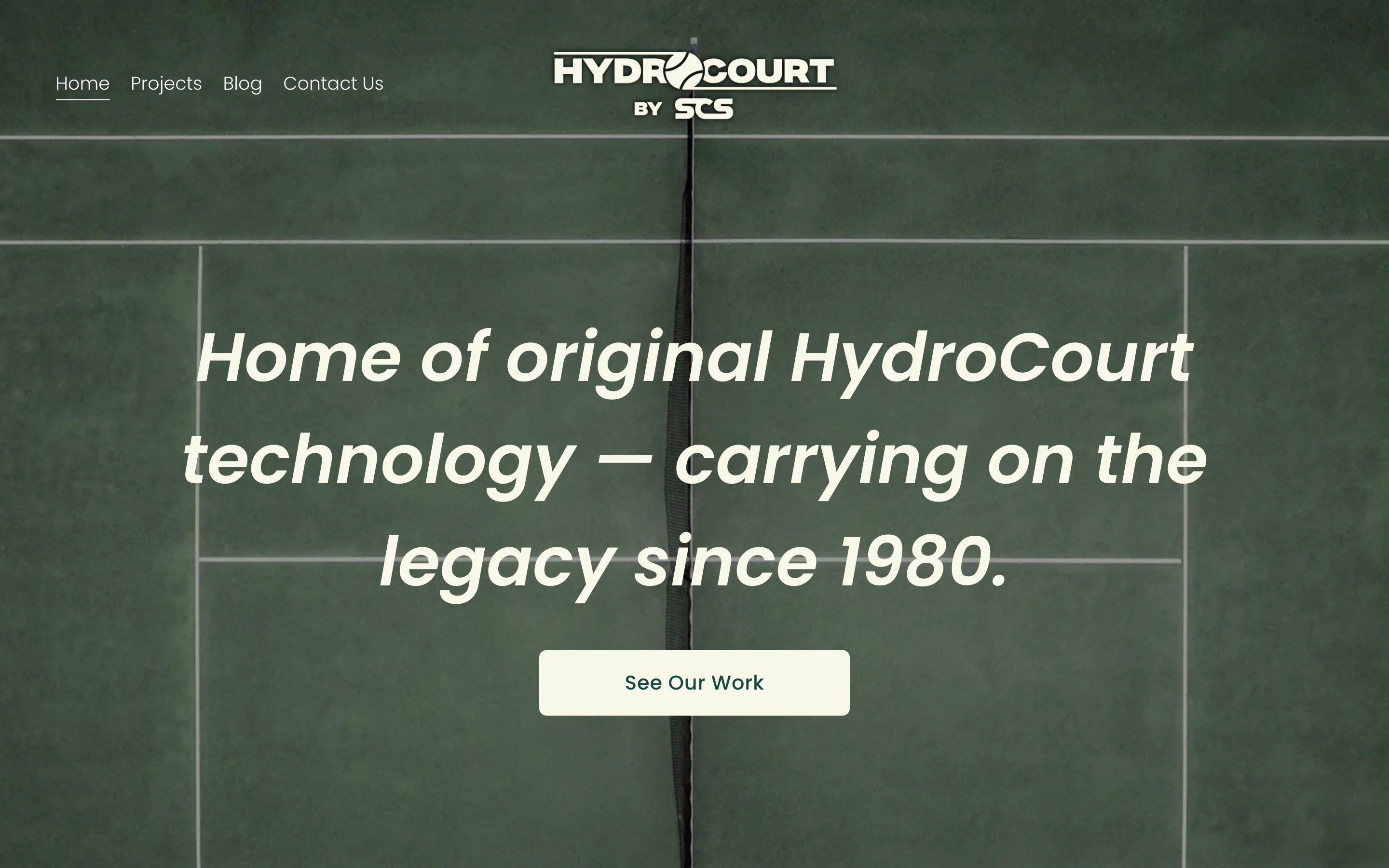 Soft Court Services & HydroCourt before the project